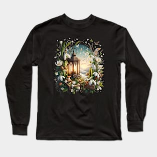 Spring Snowdrop - Spring vlowers Long Sleeve T-Shirt